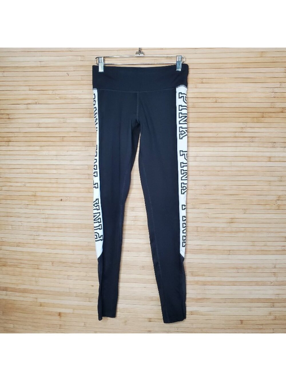 Victoria’s Secret PINK Ultimate Mesh Side Leggings Women’s XS  Pants White Black
